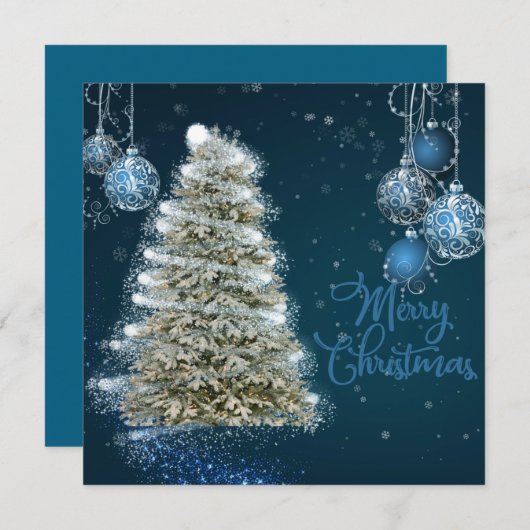 Vaste vakantiekaart feestdagenkaart (Voorkant / Achterkant)