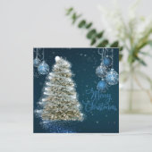 Vaste vakantiekaart feestdagenkaart (Staand voorkant)