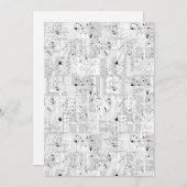 Vaste vakantiekaart feestdagenkaart (Voorkant / Achterkant)