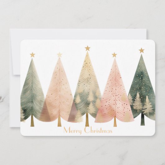 Vaste vakantiekaart feestdagenkaart (Voorkant)