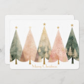 Vaste vakantiekaart feestdagenkaart (Voorkant / Achterkant)