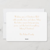 Vaste vakantiekaart feestdagenkaart (Achterkant)