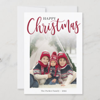 Vaste vakantiekaart feestdagenkaart