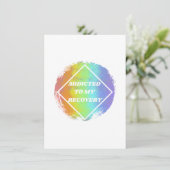 Vaste vakantiekaart feestdagenkaart (Staand voorkant)