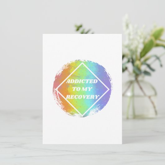 Vaste vakantiekaart feestdagenkaart (Staand voorkant)