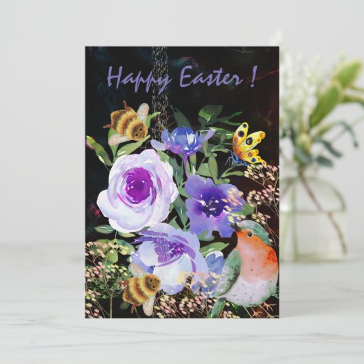 Vaste vakantiekaart feestdagenkaart (Staand voorkant)