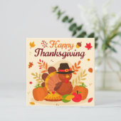 Vaste vakantiekaart feestdagenkaart (Staand voorkant)