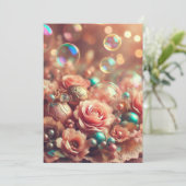 Vaste vakantiekaart feestdagenkaart (Staand voorkant)