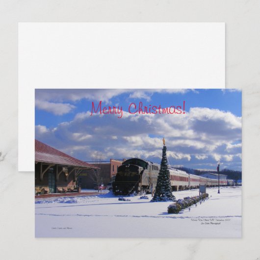 Vaste vakantiekaart feestdagenkaart (Voorkant / Achterkant)