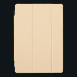 Vaste vanille-lichtbeige iPad pro cover<br><div class="desc">Heel eenvoudig design in vanille roomlicht beige stevige kleur.</div>