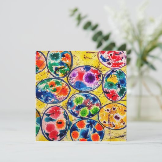 Vaste verjaardagskaart (Staand voorkant)