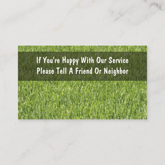 Vaste Visitekaartjes voor landschapsontwerp (Achterkant)