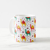 Vaste vormgeving camelpatroon koffiemok (Voorkant links)