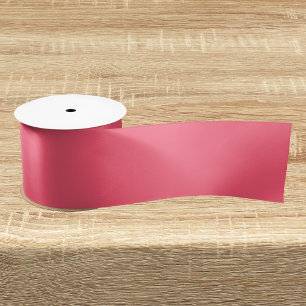 Vaste watermeloen kleur satijnen lint