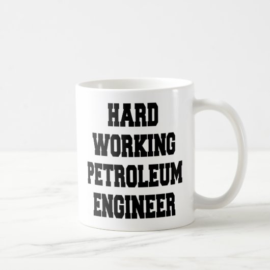 Vaste werkende petroleumingenieur koffiemok (Rechts)