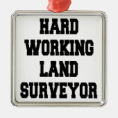 vaste-werklandenquête metalen ornament (Voorkant)