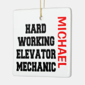 Vaste werkverzadigingsmechanisme keramisch ornament (Links)