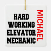 Vaste werkverzadigingsmechanisme keramisch ornament (Achterkant)