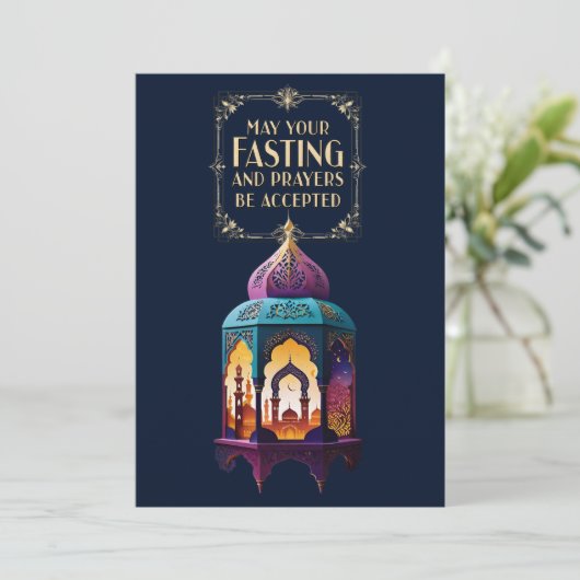 vasten kaart (Staand voorkant)