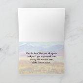 Vasten Seizoen Klaagliederen Schriftbergen Kaart (Binnen)