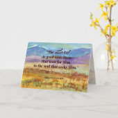 Vasten Seizoen Klaagliederen Schriftbergen Kaart (Gele Bloem)