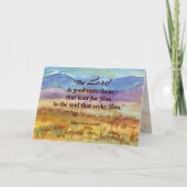 Vasten Seizoen Klaagliederen Schriftbergen Kaart (Voorkant)