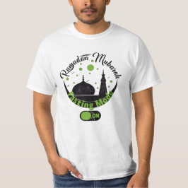 Vastenmodus aan grappige ramadan zin t-shirt