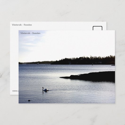 Västervik skärrgård Sverige Briefkaart (Voorkant / Achterkant)