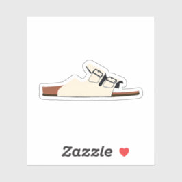 vastgebonden sandaal sticker