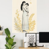 Vastgehouden in Tederheid Poster (Thuiskantoor)