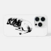 Vastgehouden Met Kalme iPhone Hoesje (Achterkant horizontaal)
