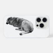 Vastgehouden met kalmte iPhone hoesje (Achterkant horizontaal)