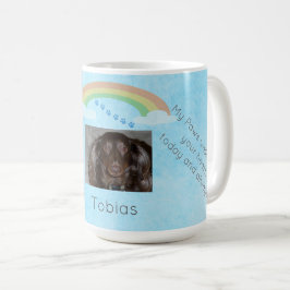 Vastgehouden tussen elk moment koffiemok