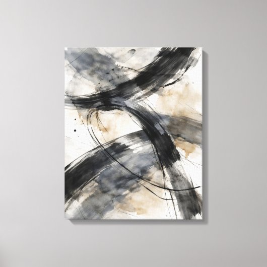 Vastgehouden Tussen Stromen Canvas Afdruk (Voorkant)