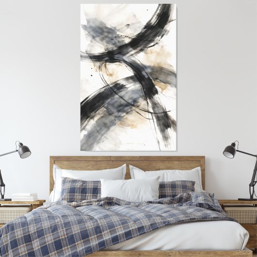Vastgehouden Tussen Stromen Canvas Afdruk (Insitu (Slaapkamer))