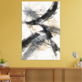 Vastgehouden Tussen Stromen Canvas Afdruk (Insitu (Woonkamer))