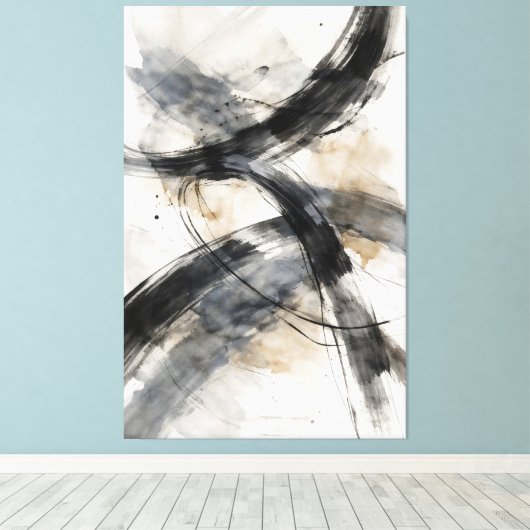Vastgehouden Tussen Stromen Canvas Afdruk (Insitu (Houten vloer))
