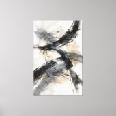 Vastgehouden Tussen Stromen Canvas Afdruk (Voorkant)