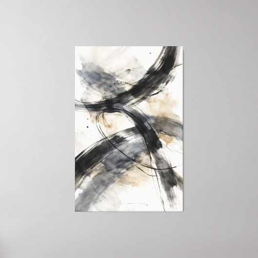 Vastgehouden Tussen Stromen Canvas Afdruk (Voorkant)