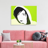 vastgekookte stallen canvas afdruk (Insitu (Woonkamer))