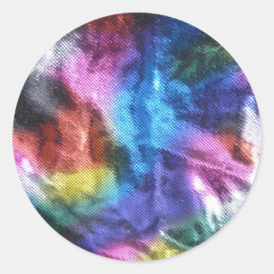 Vastgelopen in de jaren '70 - Disco Era Sparkles Ronde Sticker