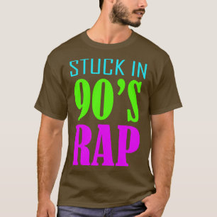 Vastgelopen in jaren '90 Rap T-shirt