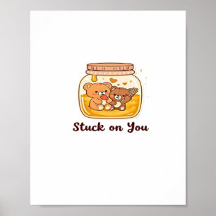 Vastgelopen Op Jouw Eenvoudige Liefdesesthetiek Poster