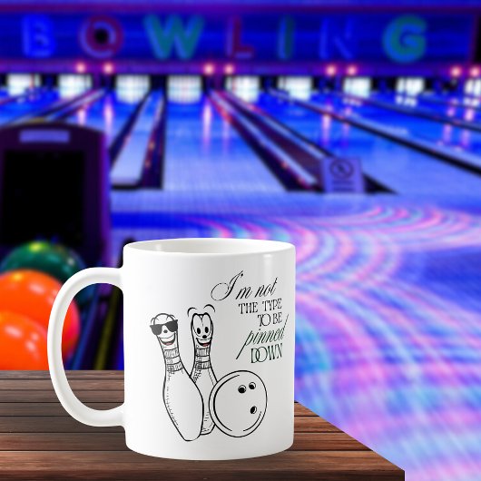 Vastgepind leuk bowling koffiemok