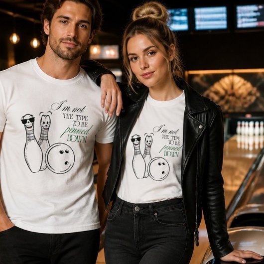 Vastgepind Leuk Bowling T-shirt