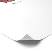 Vastgeplakt aan jou Minimaal Hartelijk Design Poster (Hoek)