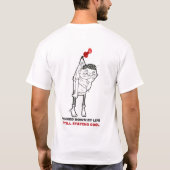 Vastgeprikt, Nog Steeds Kalm Basic T-Shirt voor Ma (Achterkant)