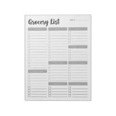 Vastgesteld 1 Notitieblok van de Lijst van de Groc (Linkerzijde)