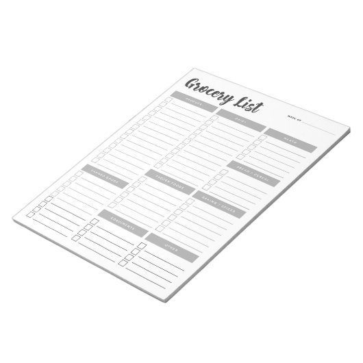 Vastgesteld 1 Notitieblok van de Lijst van de Groc (Schuin)