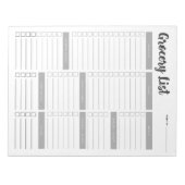 Vastgesteld 1 Notitieblok van de Lijst van de Groc (Voorkant)